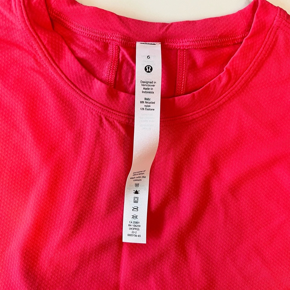 Lululemon Pink Athletic Top